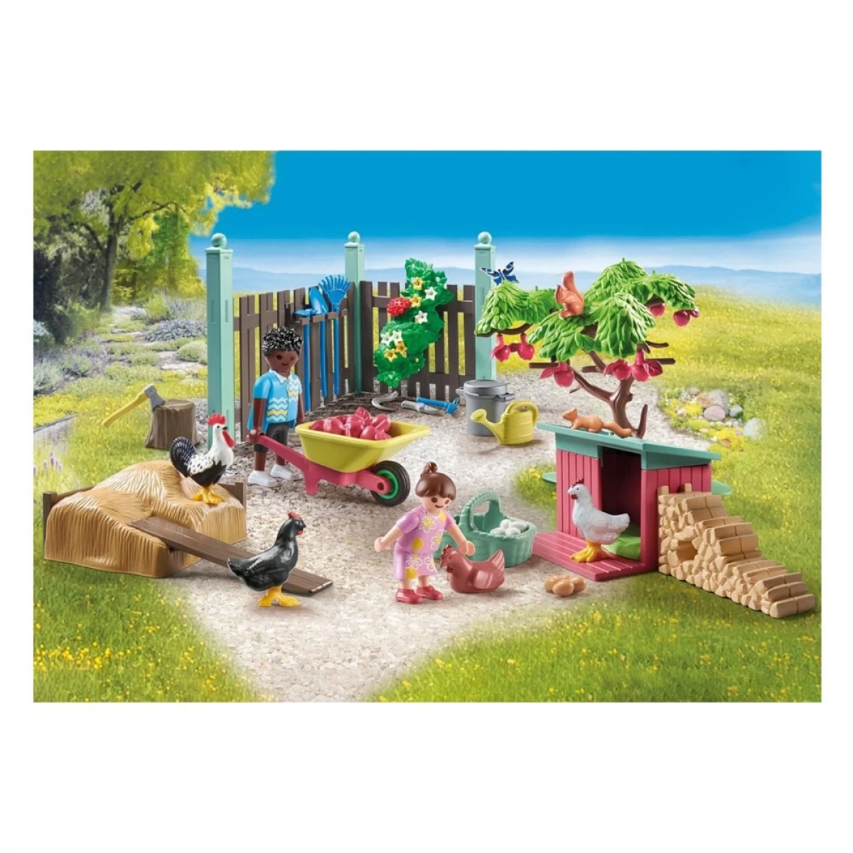 PLAYMOBIL ΚΗΠΟΣ ΕΞΟΧΙΚΟΥ ΣΠΙΤΙΟΥ ΜΕ ΚΟΤΕΤΣΙ 71510