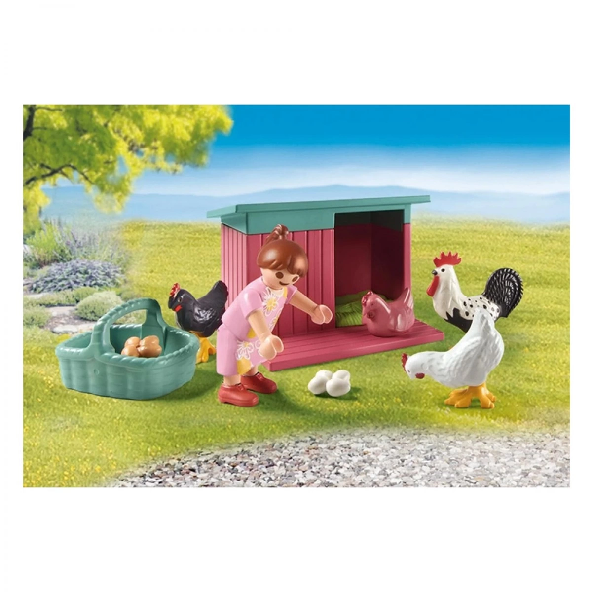PLAYMOBIL ΚΗΠΟΣ ΕΞΟΧΙΚΟΥ ΣΠΙΤΙΟΥ ΜΕ ΚΟΤΕΤΣΙ 71510