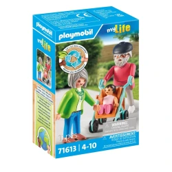 PLAYMOBIL ΠΑΠΠΟΥΣ ΚΑΙ ΓΙΑΓΙΑ ΜΕ ΜΩΡΟ 71613