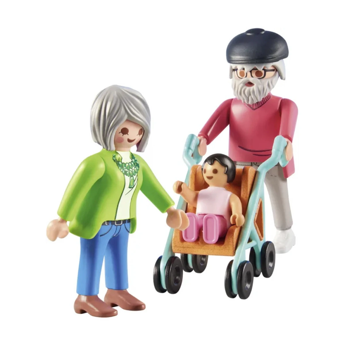 PLAYMOBIL ΠΑΠΠΟΥΣ ΚΑΙ ΓΙΑΓΙΑ ΜΕ ΜΩΡΟ 71613