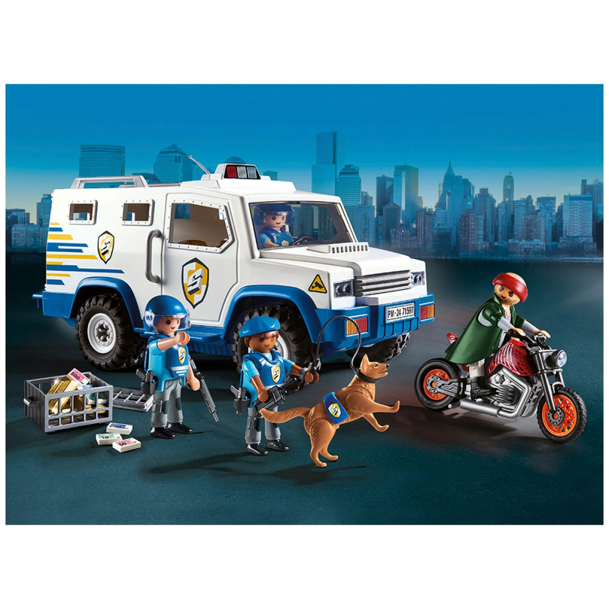 PLAYMOBIL ΟΧΗΜΑ ΧΡΗΜΑΤΟΑΠΟΣΤΟΛΗΣ 71597
