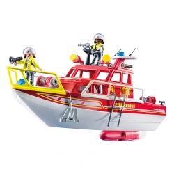 PLAYMOBIL ΠΥΡΟΣΒΕΣΤΙΚΟ ΣΚΑΦΟΣ ΔΙΑΣΩΣΗΣ 71598