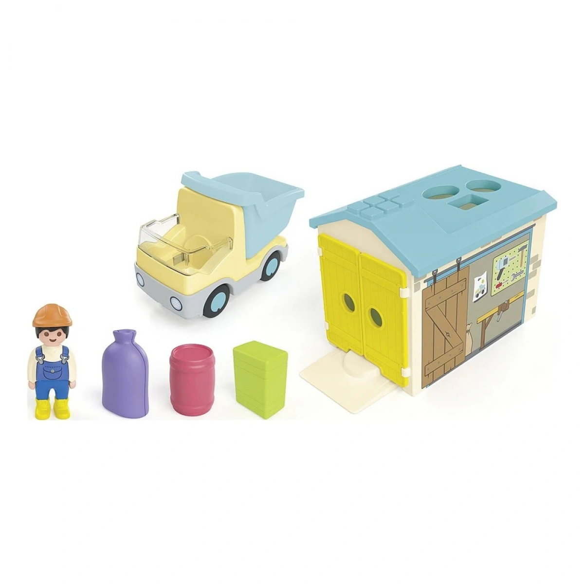 PLAYMOBIL JUNIOR ΦΟΡΤΗΓΟ ΜΕ ΓΚΑΡΑΖ 71686