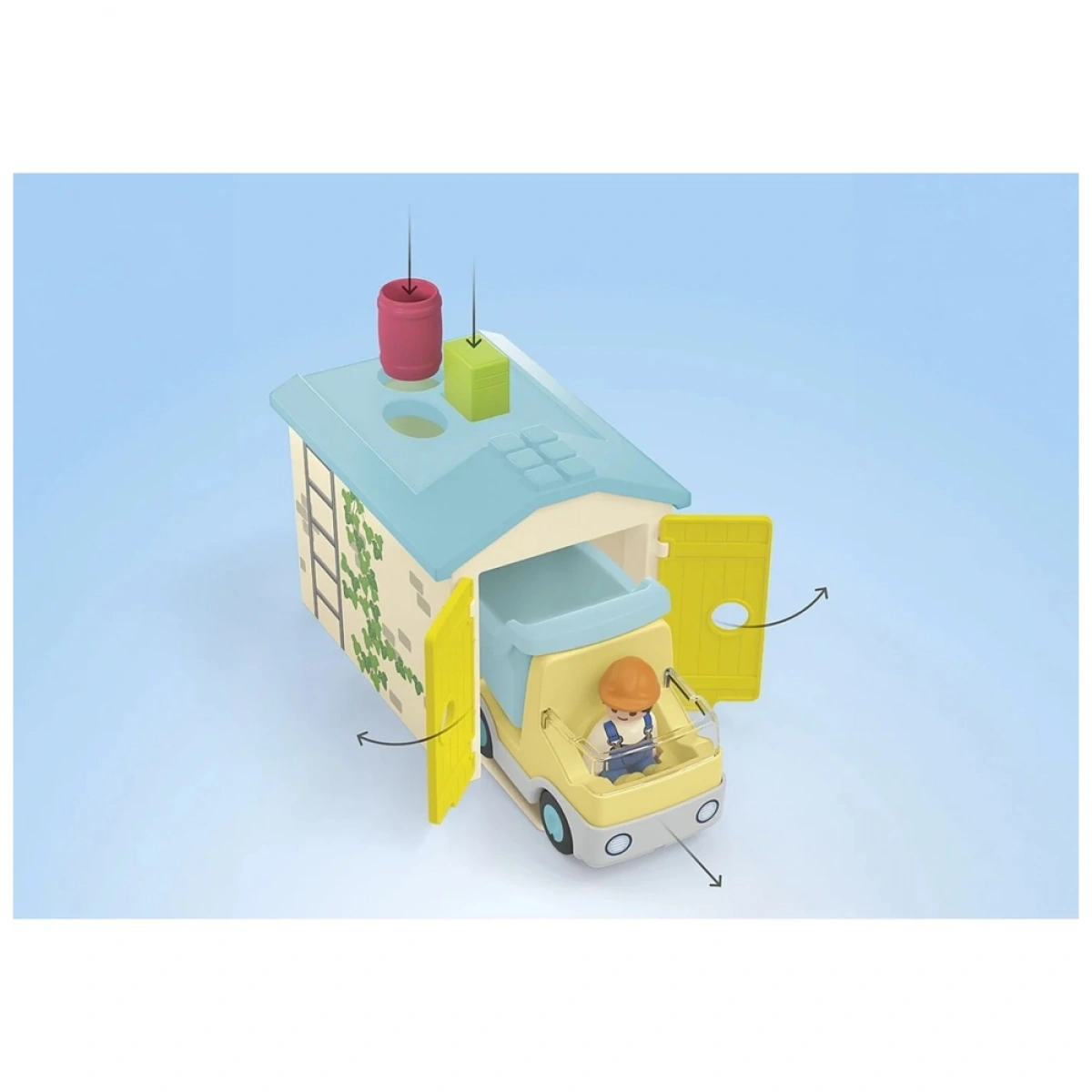 PLAYMOBIL JUNIOR ΦΟΡΤΗΓΟ ΜΕ ΓΚΑΡΑΖ 71686
