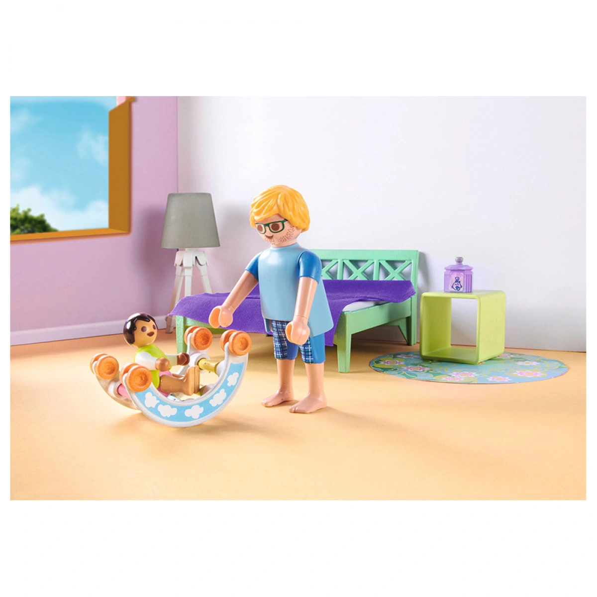 PLAYMOBIL ΜΟΝΤΕΡΝΟ ΥΠΝΟΔΩΜΑΤΙΟ ΜΕ ΚΟΥΝΙΑ 71609