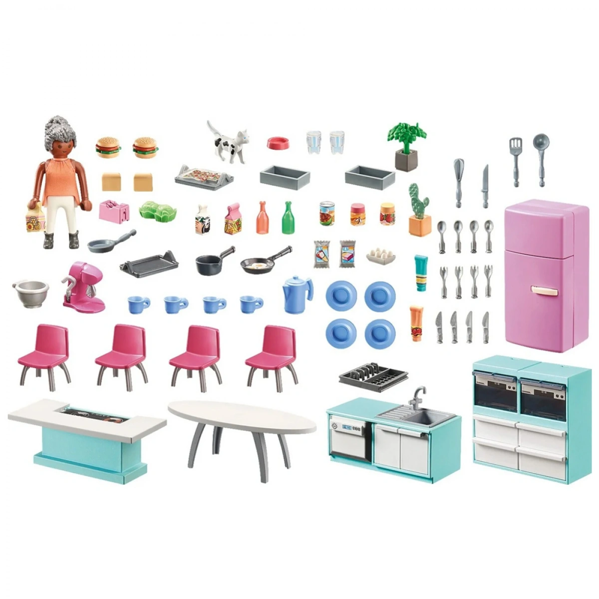 PLAYMOBIL ΜΟΝΤΕΡΝΑ ΚΟΥΖΙΝΑ ΜΕ ΤΡΑΠΕΖΑΡΙΑ 71608