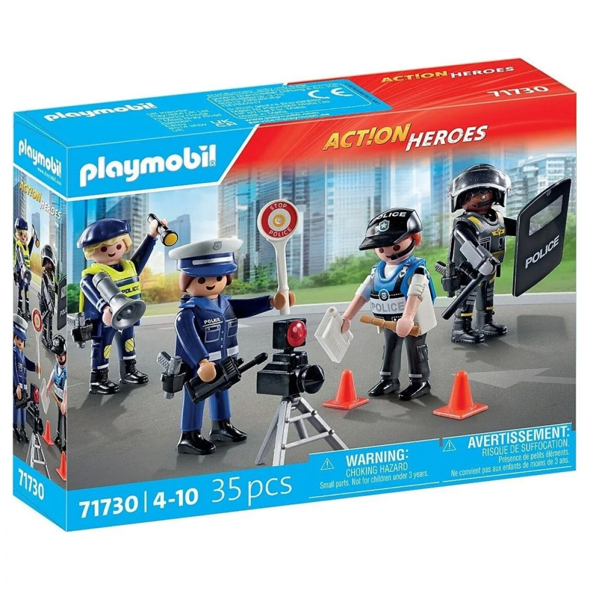 PLAYMOBIL ΣΕΤ ΦΙΓΟΥΡΕΣ ΑΣΤΥΝΟΜΙΑΣ 71730
