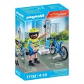 PLAYMOBIL ΑΣΤΥΝΟΜΟΣ ΜΕ ΗΛΕΚΤΡΙΚΟ ΠΟΔΗΛΑΤΟ 71732