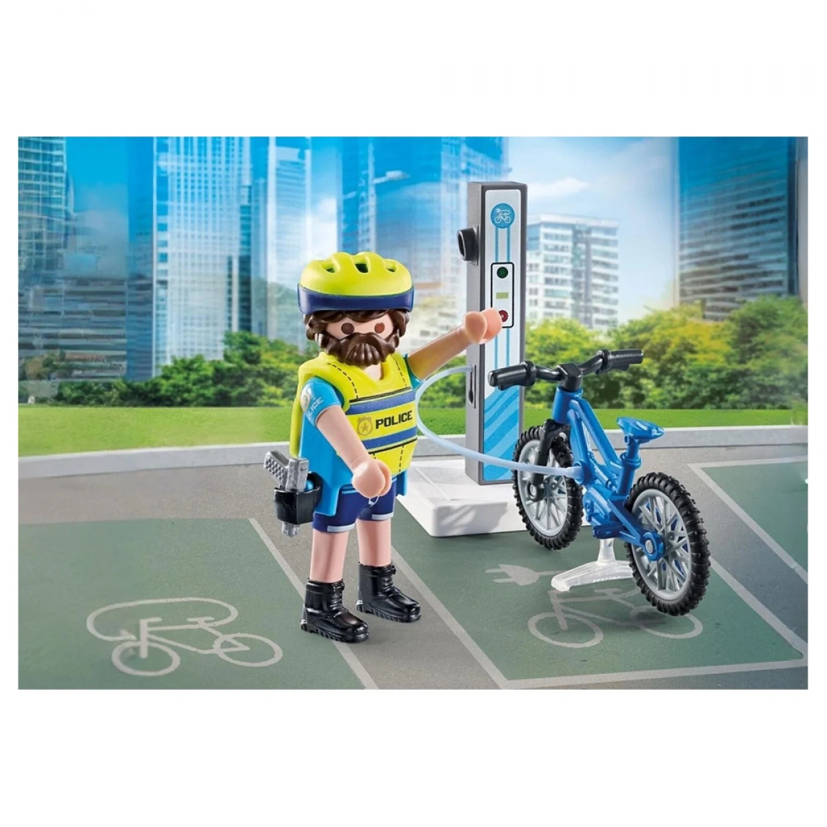 PLAYMOBIL ΑΣΤΥΝΟΜΟΣ ΜΕ ΗΛΕΚΤΡΙΚΟ ΠΟΔΗΛΑΤΟ 71732