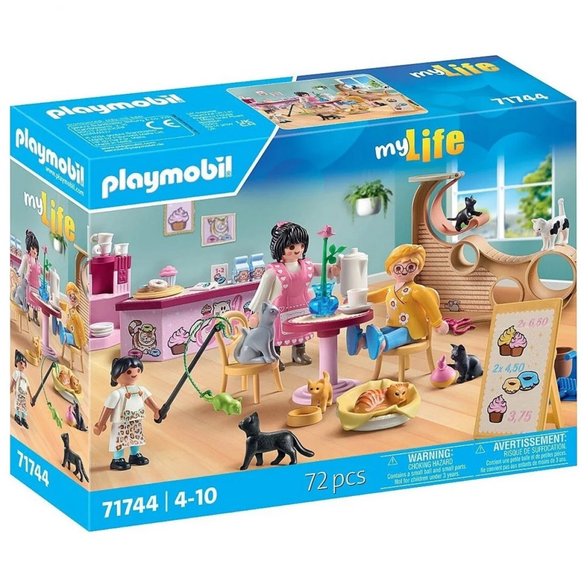 PLAYMOBIL ΚΑΦΕΤΕΡΙΑ ΜΕ ΓΑΤΕΣ 71744