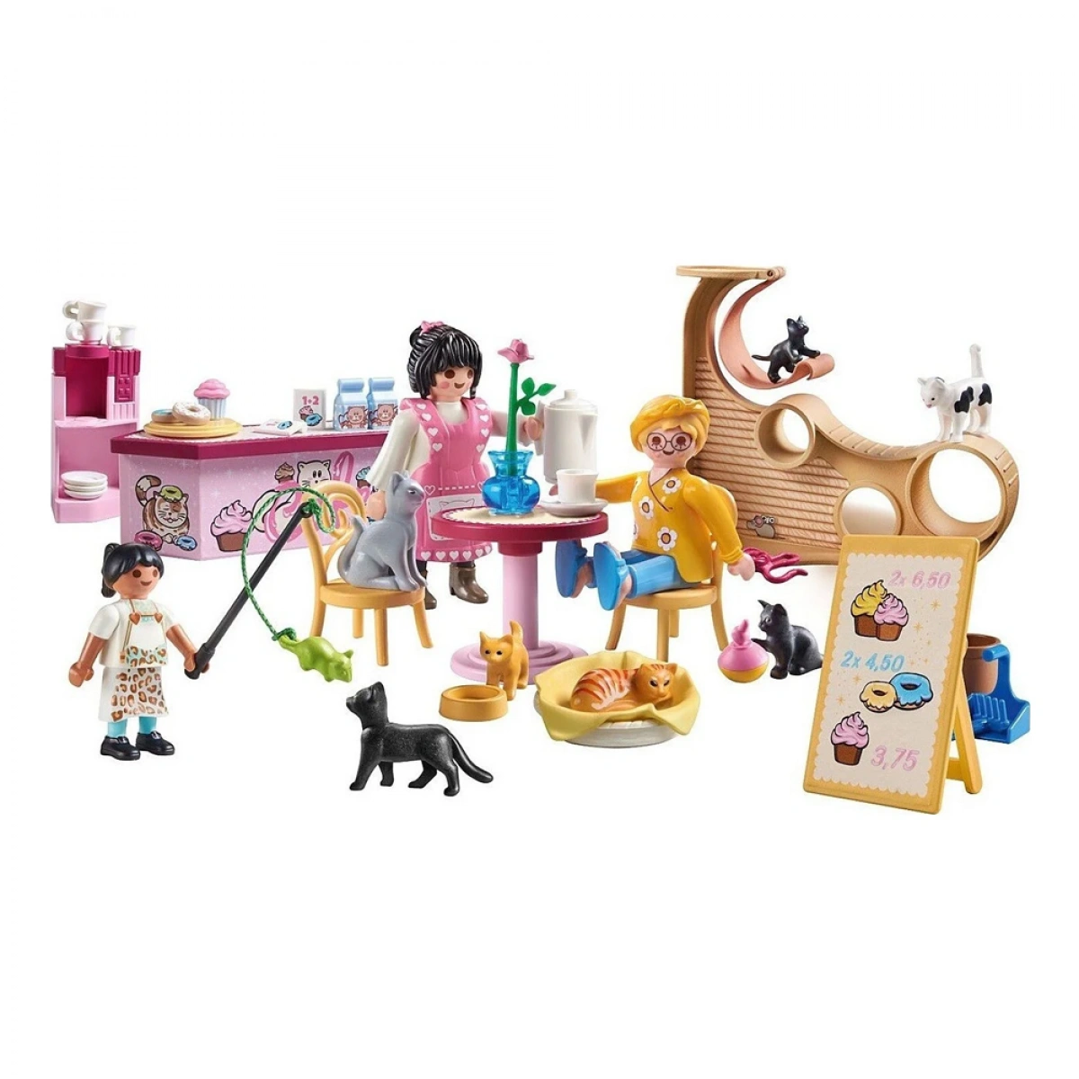 PLAYMOBIL ΚΑΦΕΤΕΡΙΑ ΜΕ ΓΑΤΕΣ 71744