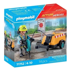 PLAYMOBIL ΕΡΓΑΤΗΣ ΜΕ ΚΟΜΠΡΕΣΕΡ  71752