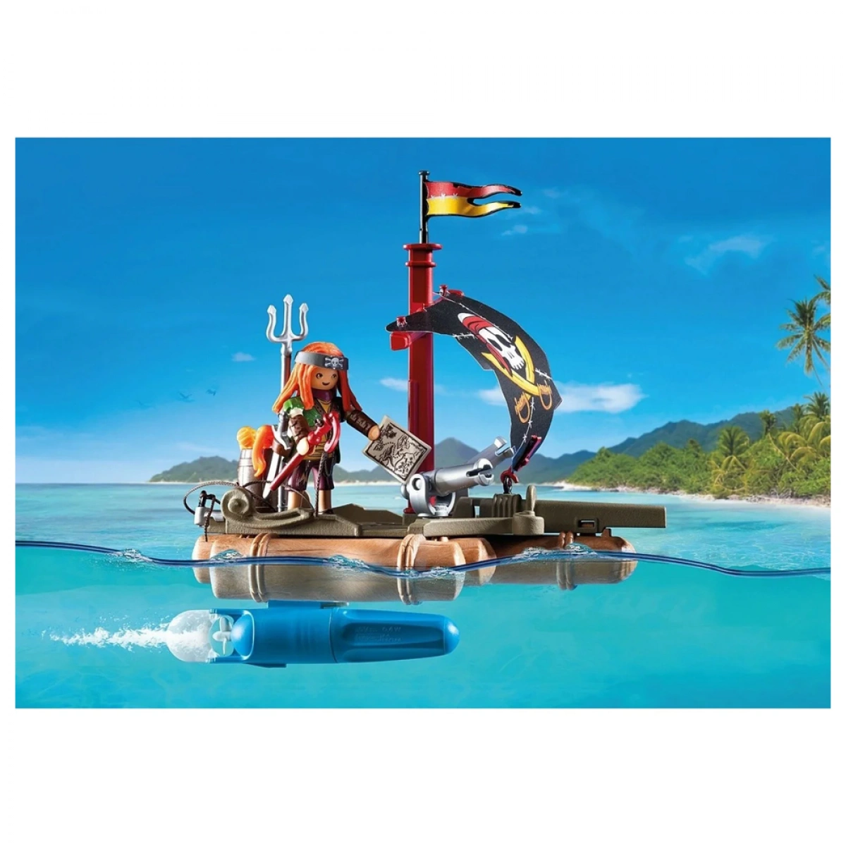 PLAYMOBIL ΠΕΙΡΑΤΙΚΗ ΣΧΕΔΙΑ ΜΕ ΚΑΝΟΝΙΑ 71794