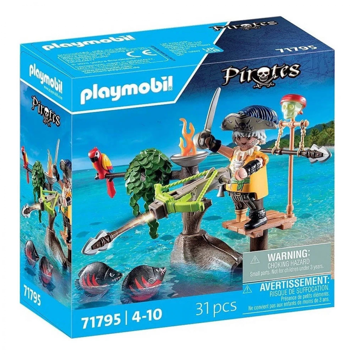 PLAYMOBIL ΠΕΙΡΑΤΗΣ ΜΕ ΒΑΛΛΙΣΤΡΑ 71795