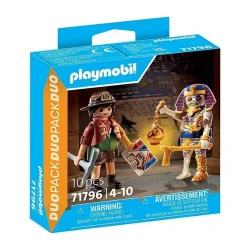 PLAYMOBIL DUOPACK ΚΥΝΗΓΟΣ ΘΗΣΑΥΡΟΥ ΚΑΙ ΜΟΥΜΙΑ 71796