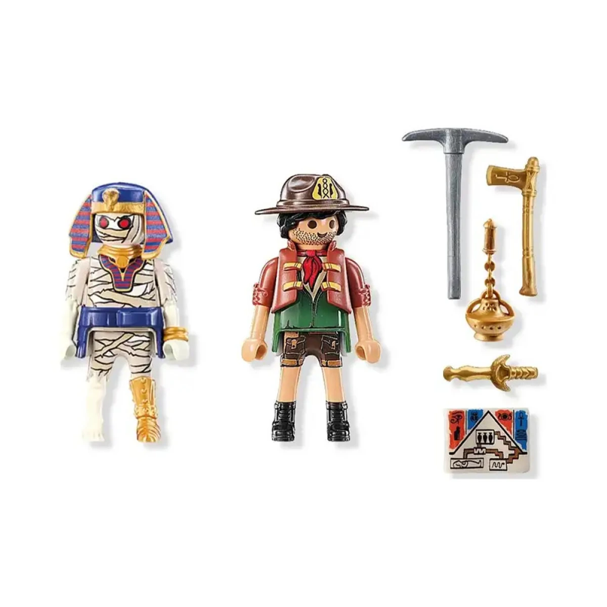 PLAYMOBIL DUOPACK ΚΥΝΗΓΟΣ ΘΗΣΑΥΡΟΥ ΚΑΙ ΜΟΥΜΙΑ 71796