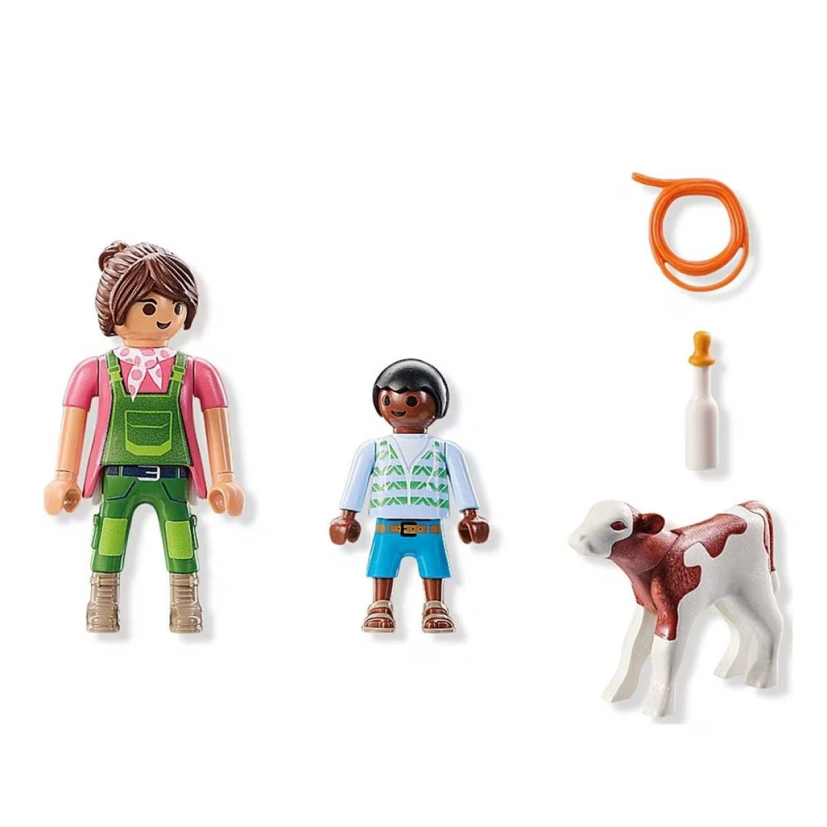 PLAYMOBIL DUOPACK ΑΓΡΟΤΙΣΣΑ & ΠΑΙΔΑΚΙ ΜΕ ΜΟΣΧΑΡΑΚΙ 71803