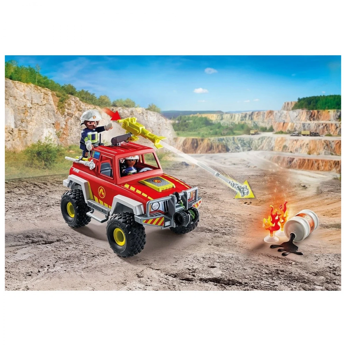 PLAYMOBIL ΠΥΡΟΣΒΕΣΤΙΚΟ ΟΧΗΜΑ 71824