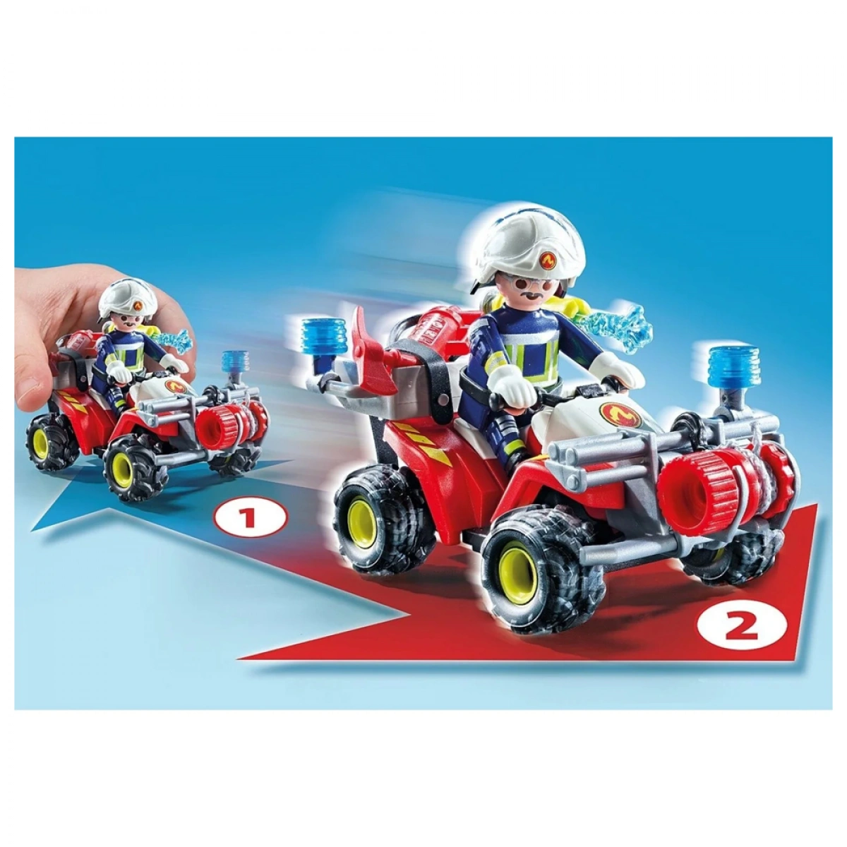 PLAYMOBIL ΠΥΡΟΣΒΕΣΤΗΣ ΜΕ ΓΟΥΡΟΥΝΑ 71825