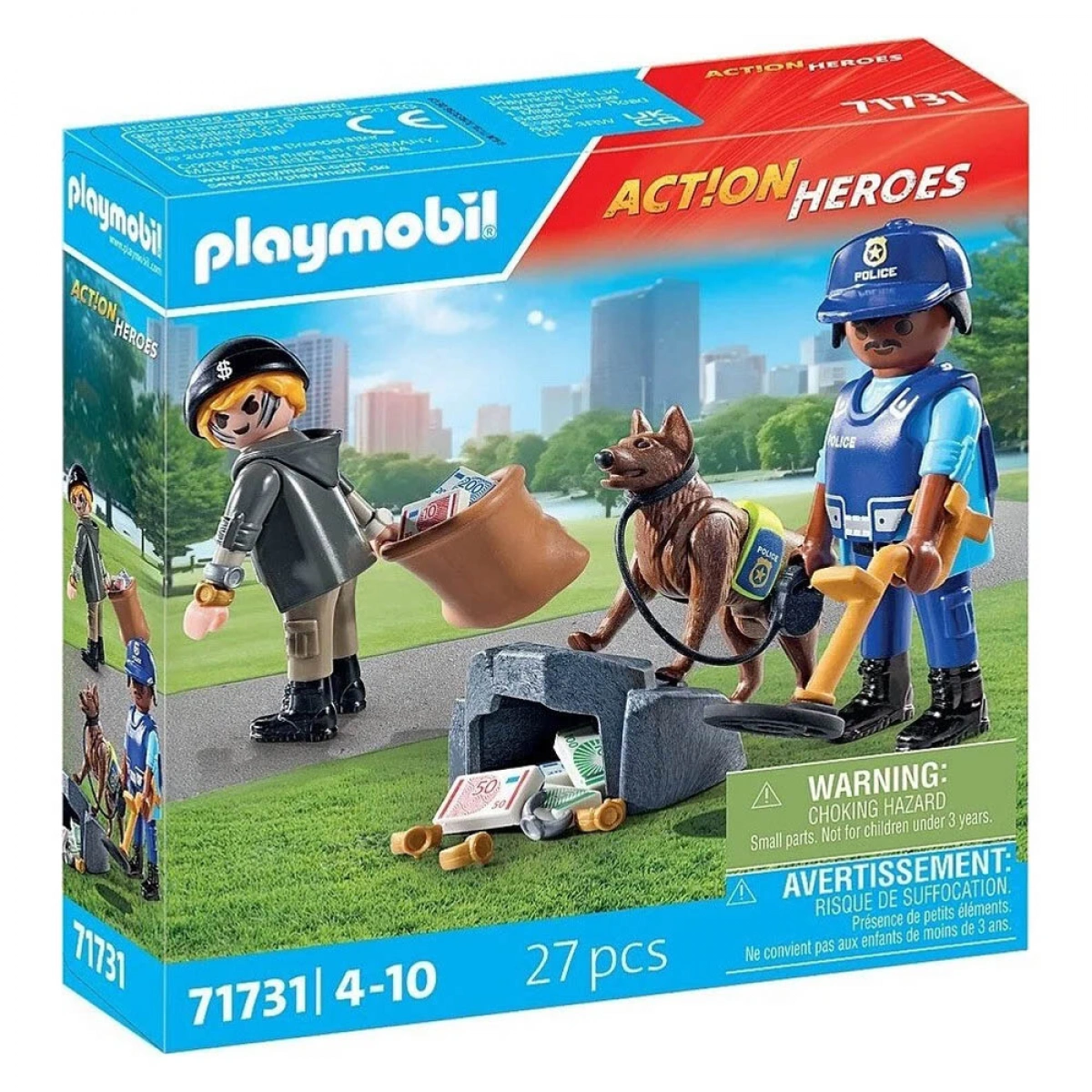 PLAYMOBIL ΑΣΤΥΝΟΜΙΚΗ ΕΡΕΥΝΑ ΚΛΟΠΙΜΑΙΩΝ 71731
