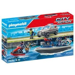 PLAYMOBIL ΘΑΛΑΣΣΙΑ ΑΣΤΥΝΟΜΙΚΗ ΚΑΤΑΔΙΩΞΗ 71570
