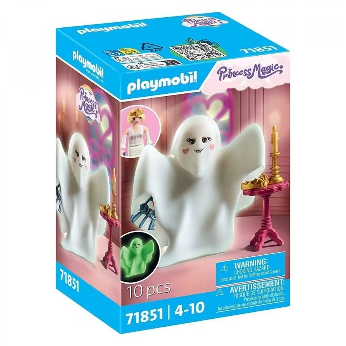 PLAYMOBIL ΠΡΙΓΚΙΠΙΣΣΑ ΜΕ ΣΤΟΛΗ ΦΑΝΤΑΣΜΑΤΟΣ ΠΟΥ ΦΩΣΦΟΡΙΖΕΙ 71851