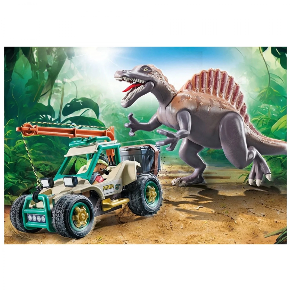 PLAYMOBIL ΕΠΙΘΕΣΗ ΣΠΙΝΟΣΑΥΡΟΥ ΕΞΕΡΕΥΝΗΤΙΚΟ ΟΧΗΜΑ 71820