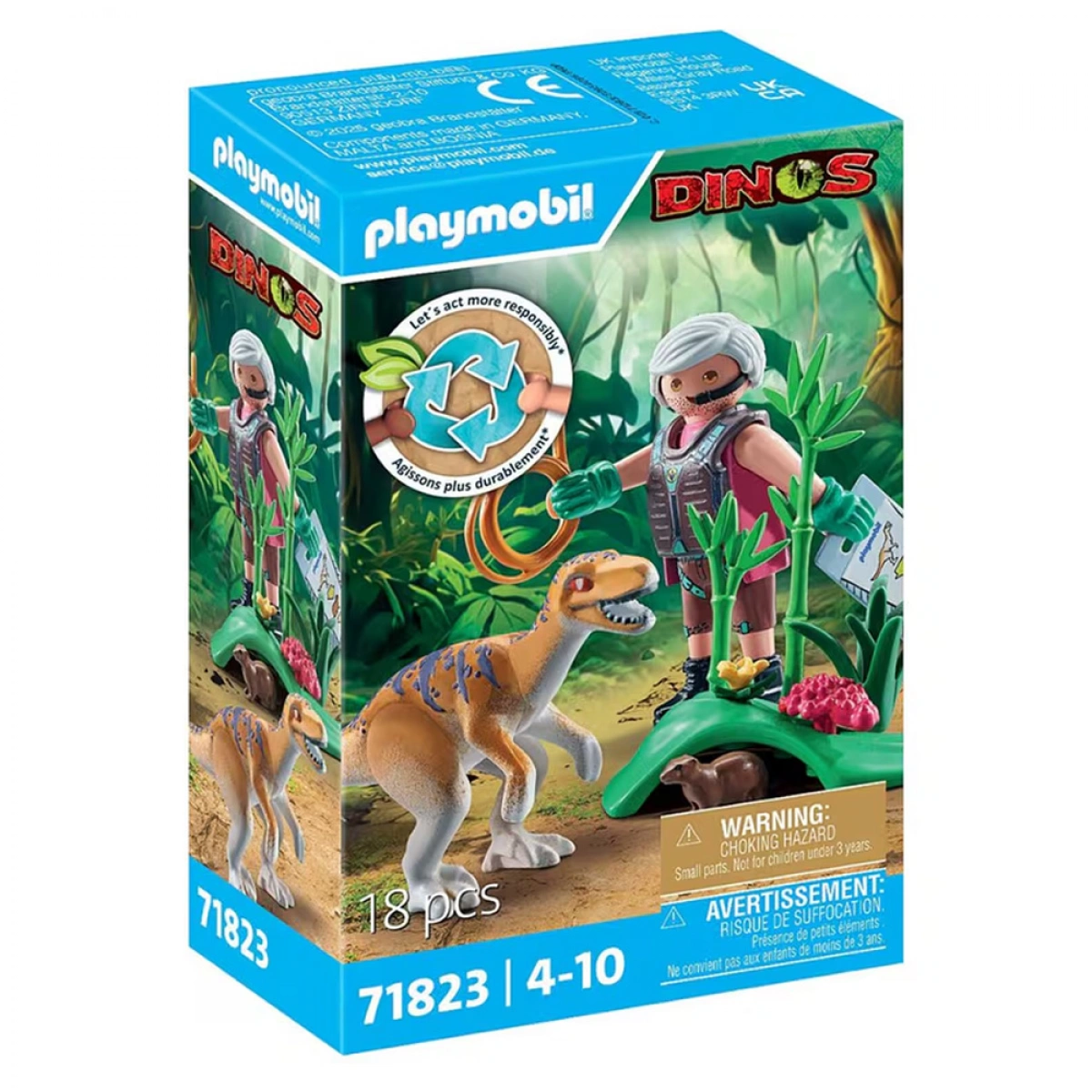 PLAYMOBIL ΕΞΕΡΕΥΝΗΤΗΣ ΚΑΙ ΒΕΛΙΣΟΡΑΠΤΟΡ 71823