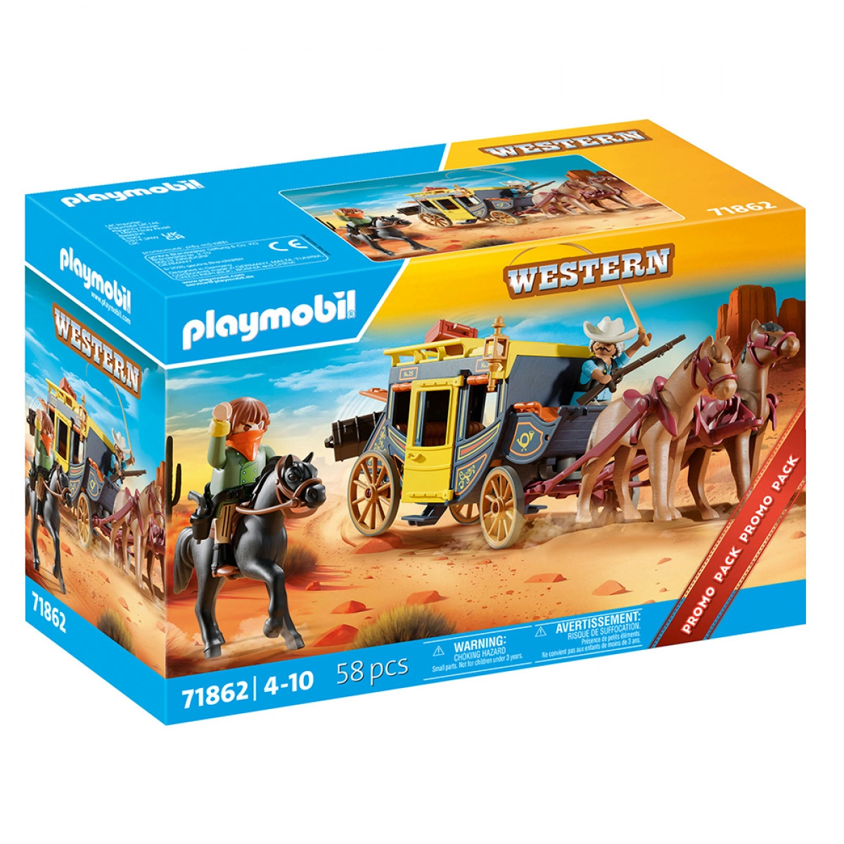PLAYMOBIL ΑΜΑΞΑ ΑΓΡΙΑΣ ΔΥΣΗΣ 71862