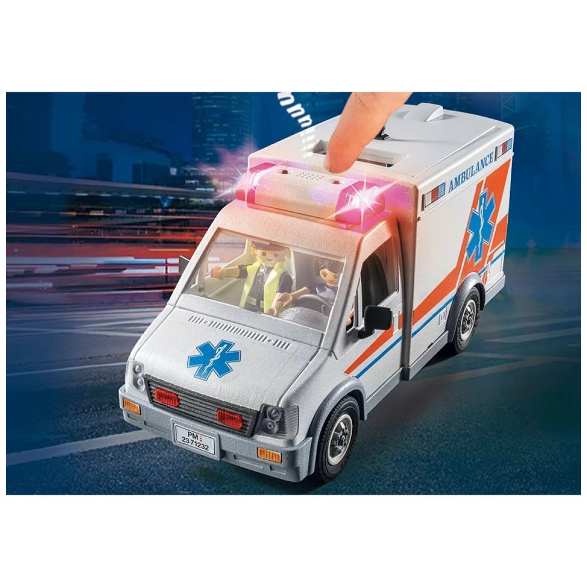 PLAYMOBIL ΑΣΘΕΝΟΦΟΡΟ ΜΕ ΔΙΑΣΩΣΤΕΣ ΝΟ 71232