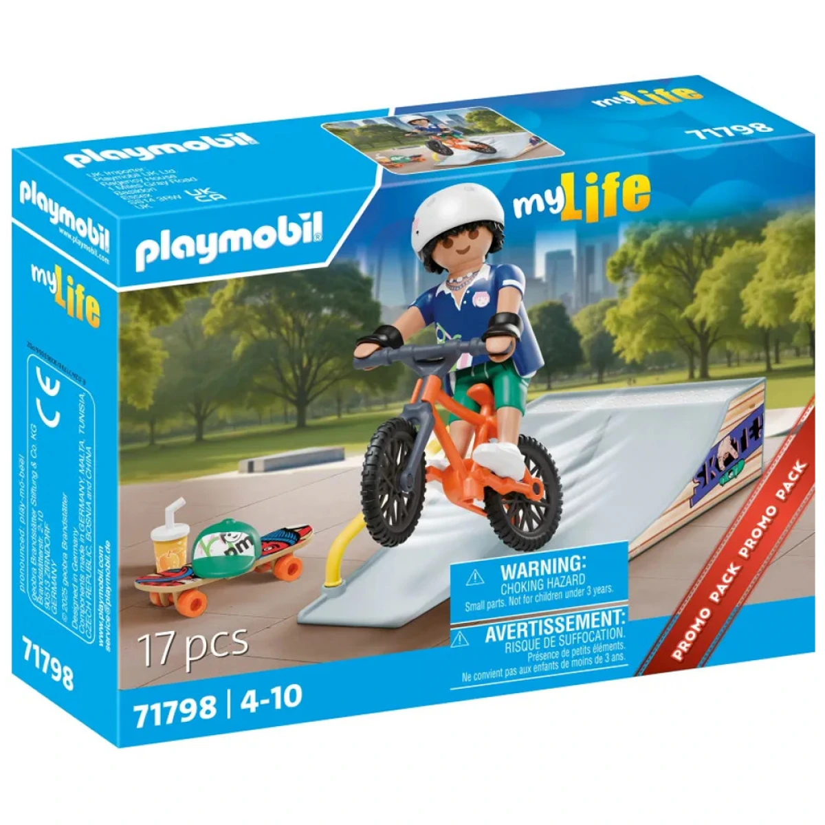 PLAYMOBIL ΑΓΟΡΙ ΜΕ SKATEBOARD ΚΑΙ ΠΟΔΗΛΑΤΟ 71798