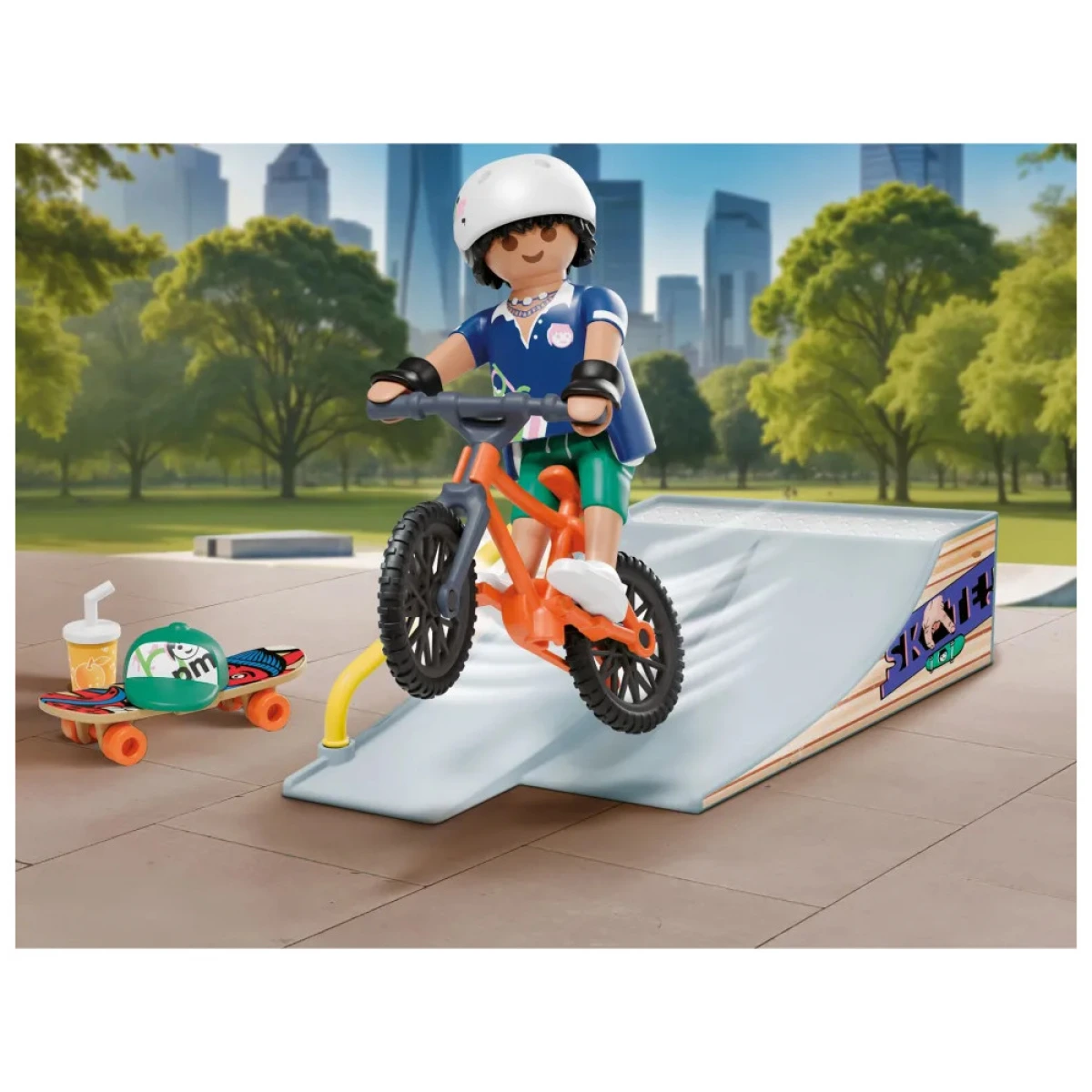 PLAYMOBIL ΑΓΟΡΙ ΜΕ SKATEBOARD ΚΑΙ ΠΟΔΗΛΑΤΟ 71798