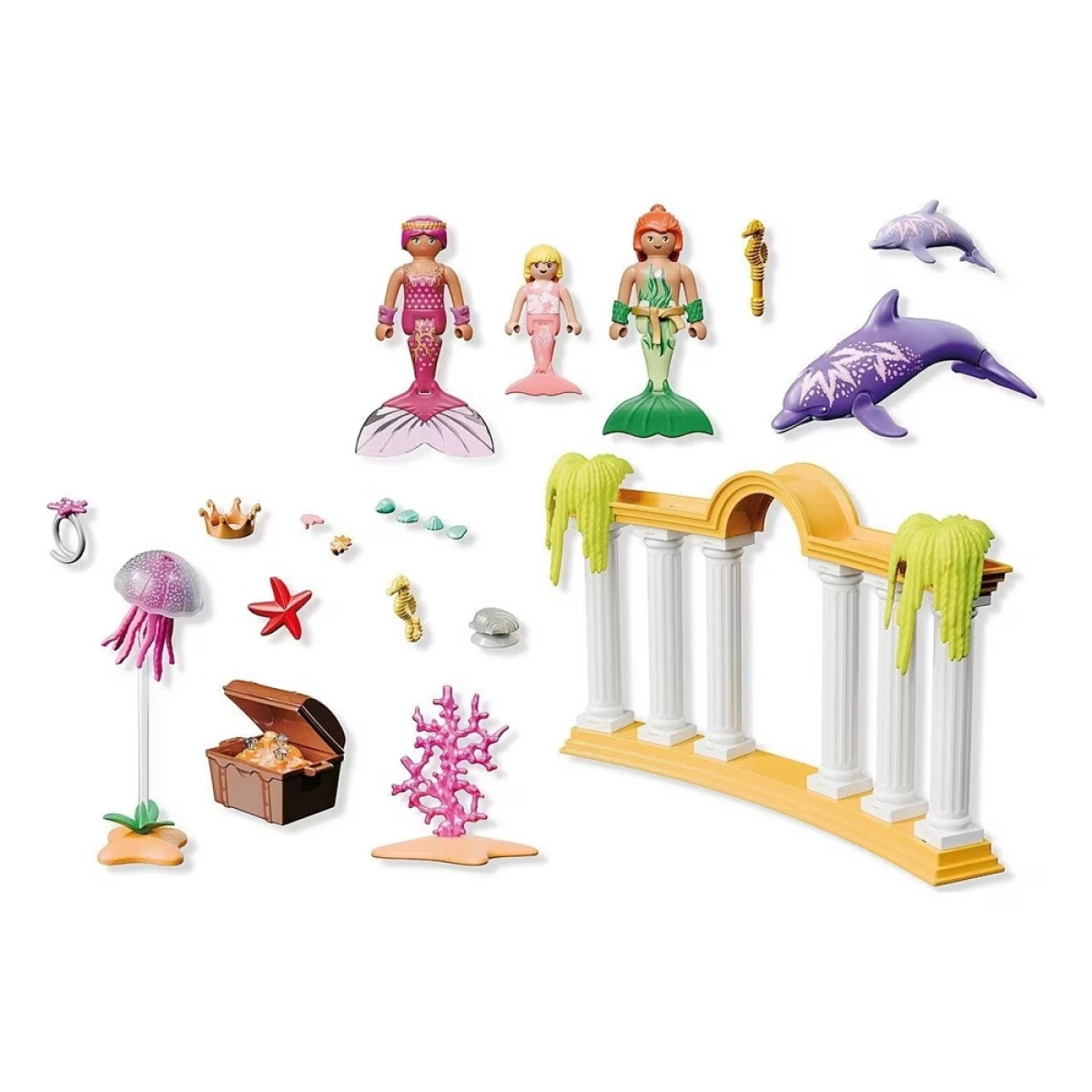 PLAYMOBIL ΒΑΣΙΛΙΚΗ ΟΙΚΟΓΕΝΕΙΑ ΓΟΡΓΟΝΩΝ & ΔΕΛΦΙΝΙΑ 71861