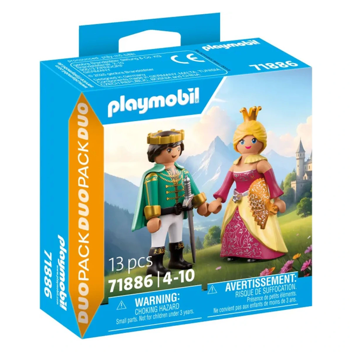 PLAYMOBIL DUOPACK ΒΑΣΙΛΙΑΣ ΚΑΙ ΒΑΣΙΛΙΣΣΑ 71886