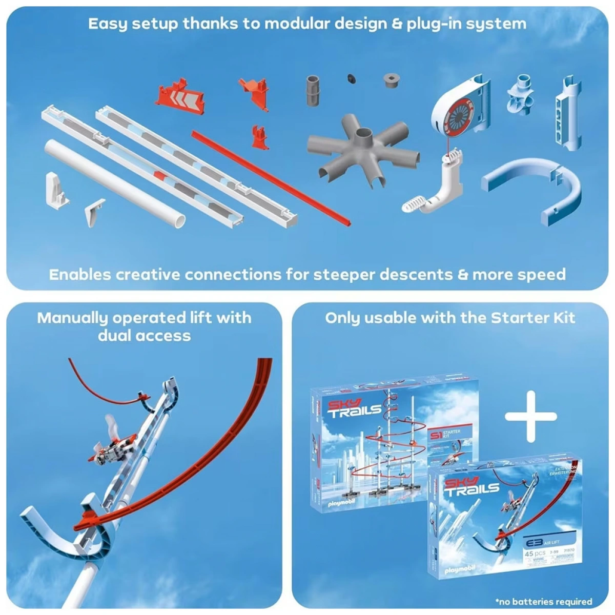 PLAYMOBIL SKY TRAILS: AIR LIFT 71970