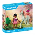 PLAYMOBIL MAGIC UNICORNS ΜΟΝΟΚΕΡΟΣ ΜΕ ΡΟΖ ΧΑΙΤΗ 71841