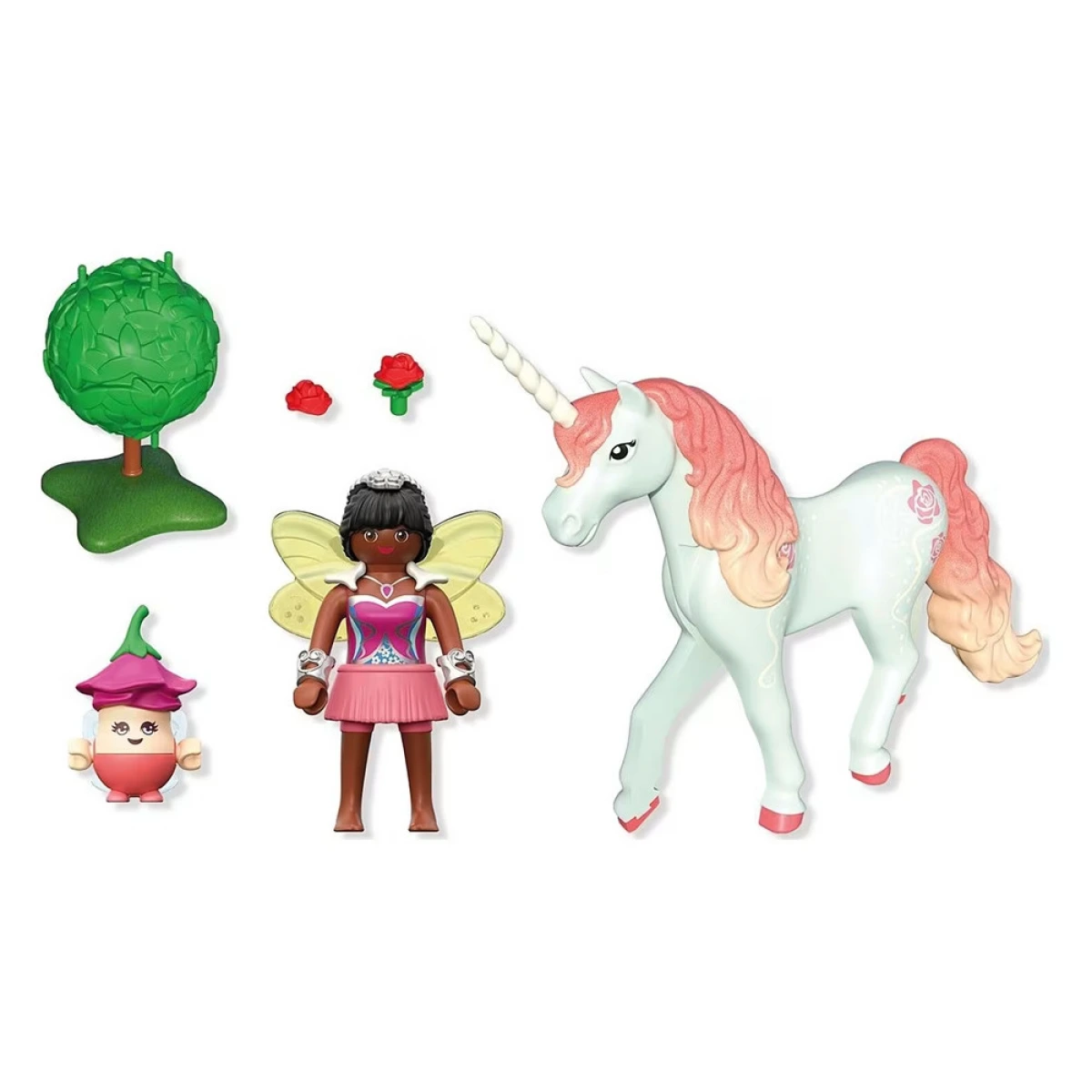 PLAYMOBIL MAGIC UNICORNS ΜΟΝΟΚΕΡΟΣ ΜΕ ΡΟΖ ΧΑΙΤΗ 71841