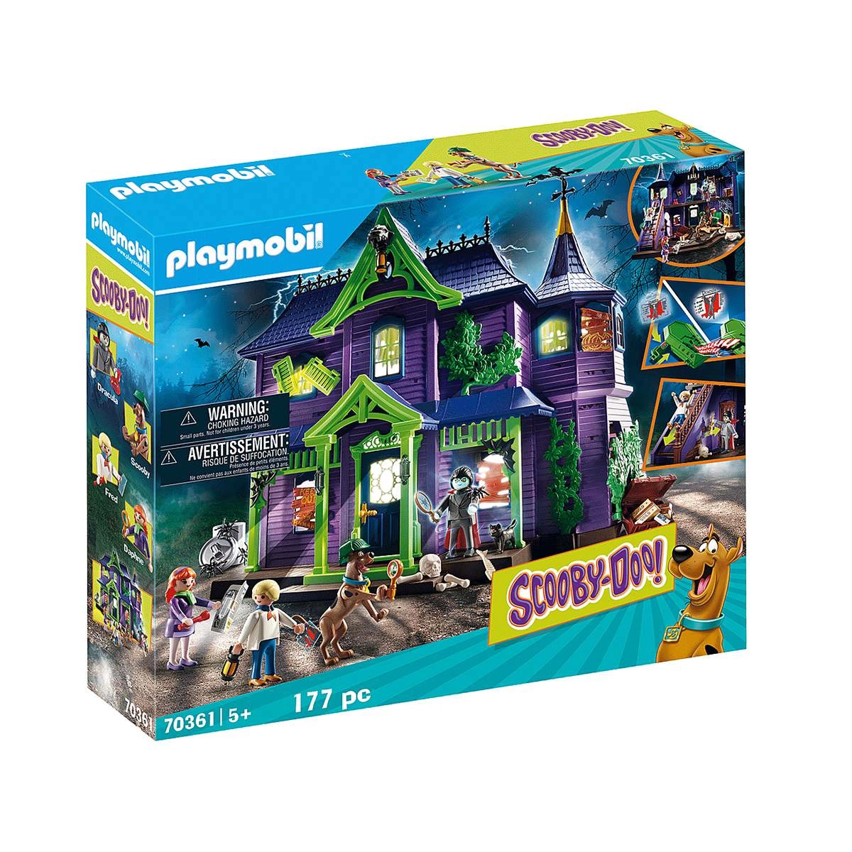 PLAYMOBIL SCOOBY-DOO ΠΕΡΙΠΕΤΕΙΑ ΣΤΟ ΣΤΟΙΧΙΩΜΕΝΟ ΣΠΙΤΙ 70361