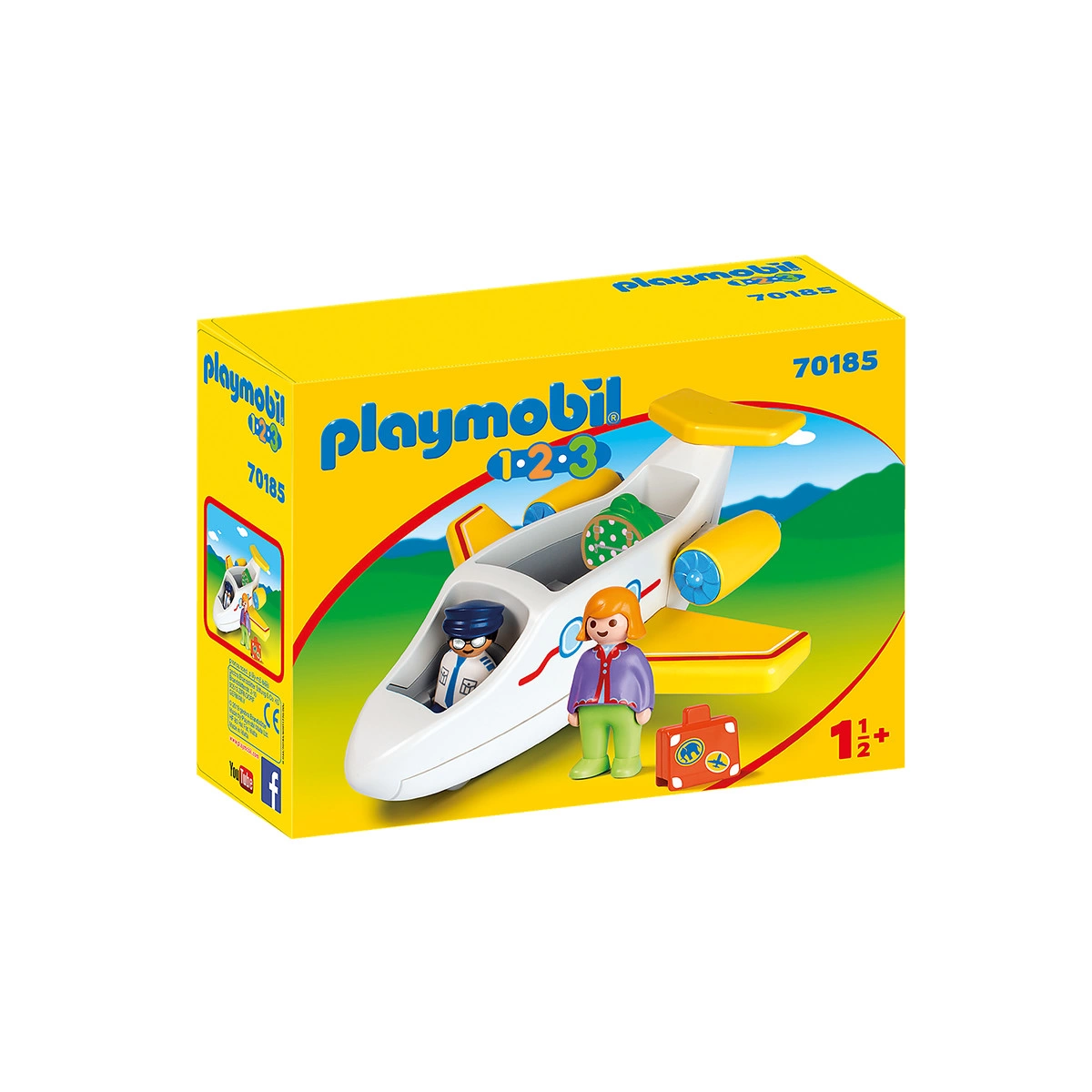 PLAYMOBIL ΑΕΡΟΠΛΑΝΟ ΜΕ ΕΠΙΒΑΤΗ 70185
