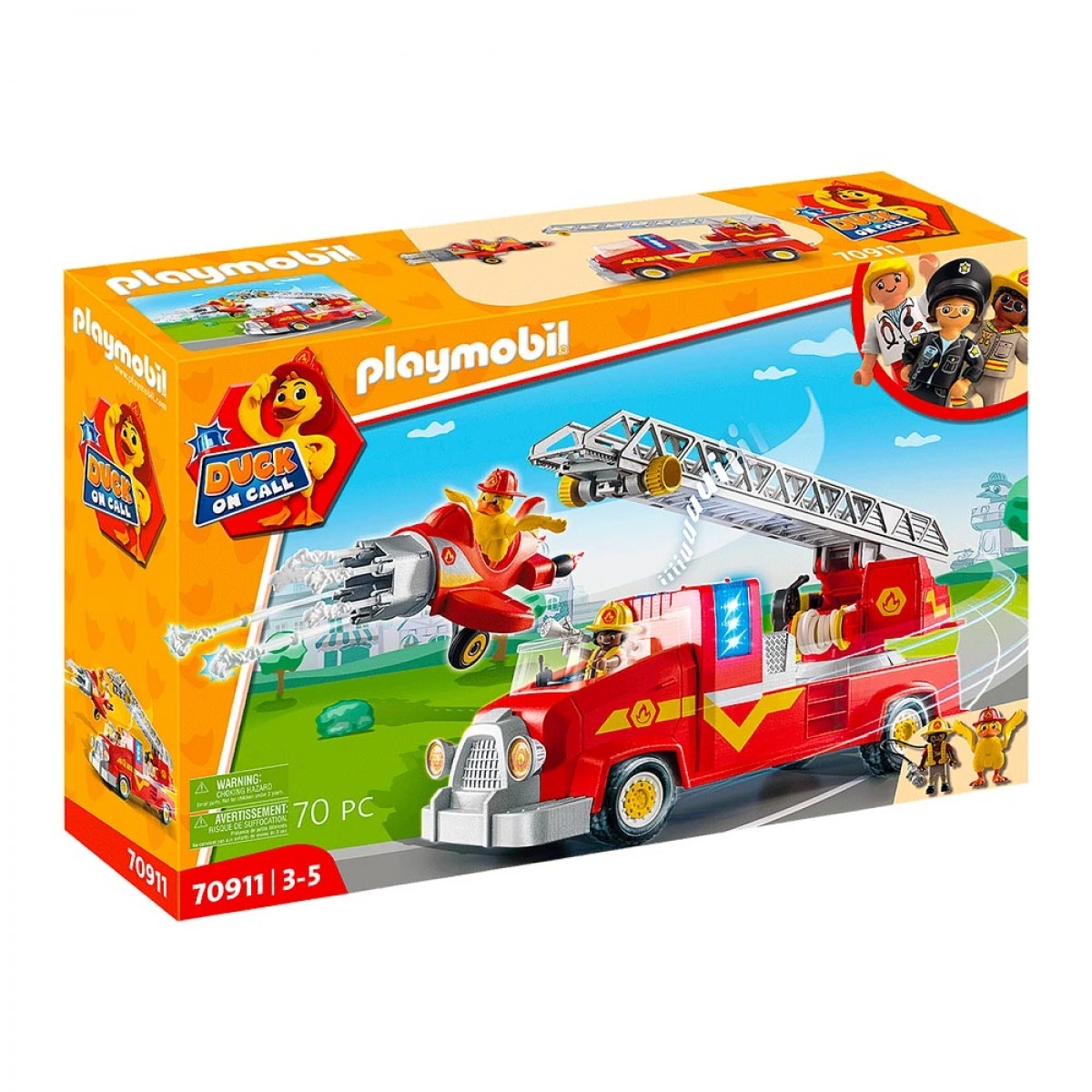 PLAYMOBIL DUCK ON CALL- ΜΕΓΑΛΟ ΟΧΗΜΑ ΠΥΡΟΣΒΕΣΤΙΚΗΣ 70911