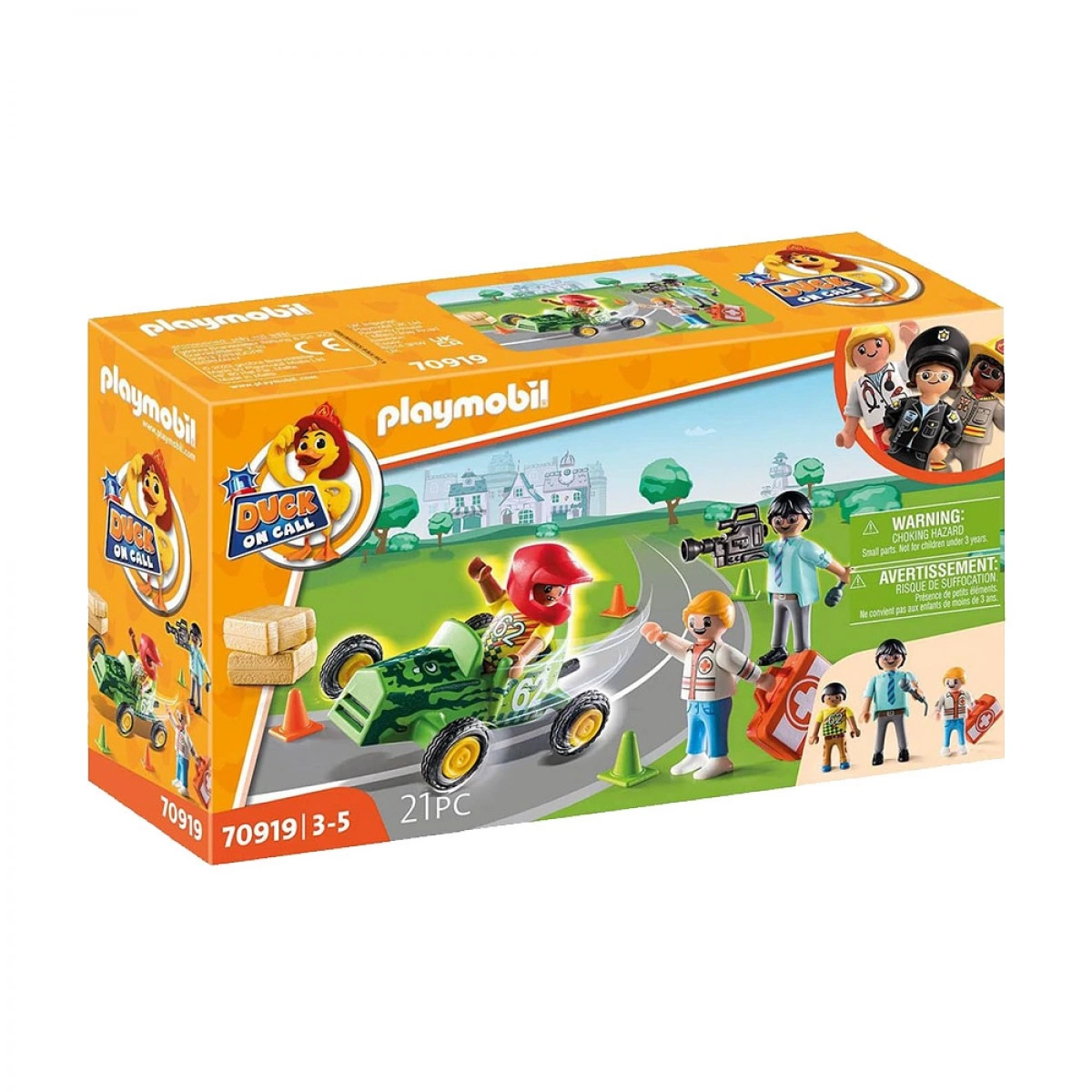 PLAYMOBIL DUCK ON CALL- ΕΠΙΧΕΙΡΗΣΗ ΔΙΑΣΩΣΤΗ/ΔΙΑΣΩΣΩ ΣΤΑ GO-KART 70919