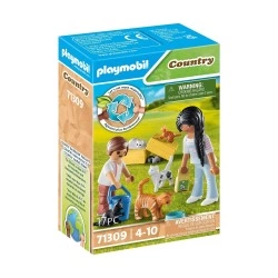 PLAYMOBIL ΟΙΚΟΓΕΝΕΙΑ ΜΕ ΓΑΤΟΥΛΕΣ 71309