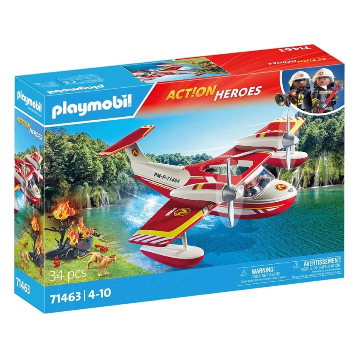 PLAYMOBIL ΠΥΡΟΣΒΕΣΤΙΚΟ ΥΔΡΟΠΛΑΝΟ 71463