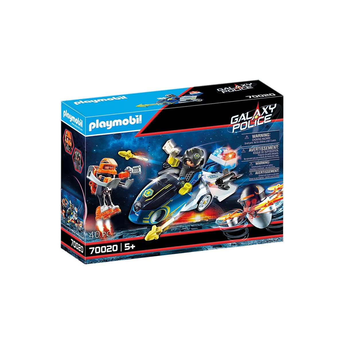 PLAYMOBIL ΜΟΤΟΣΥΚΛΕΤΑ GALAXY POLICE 70020