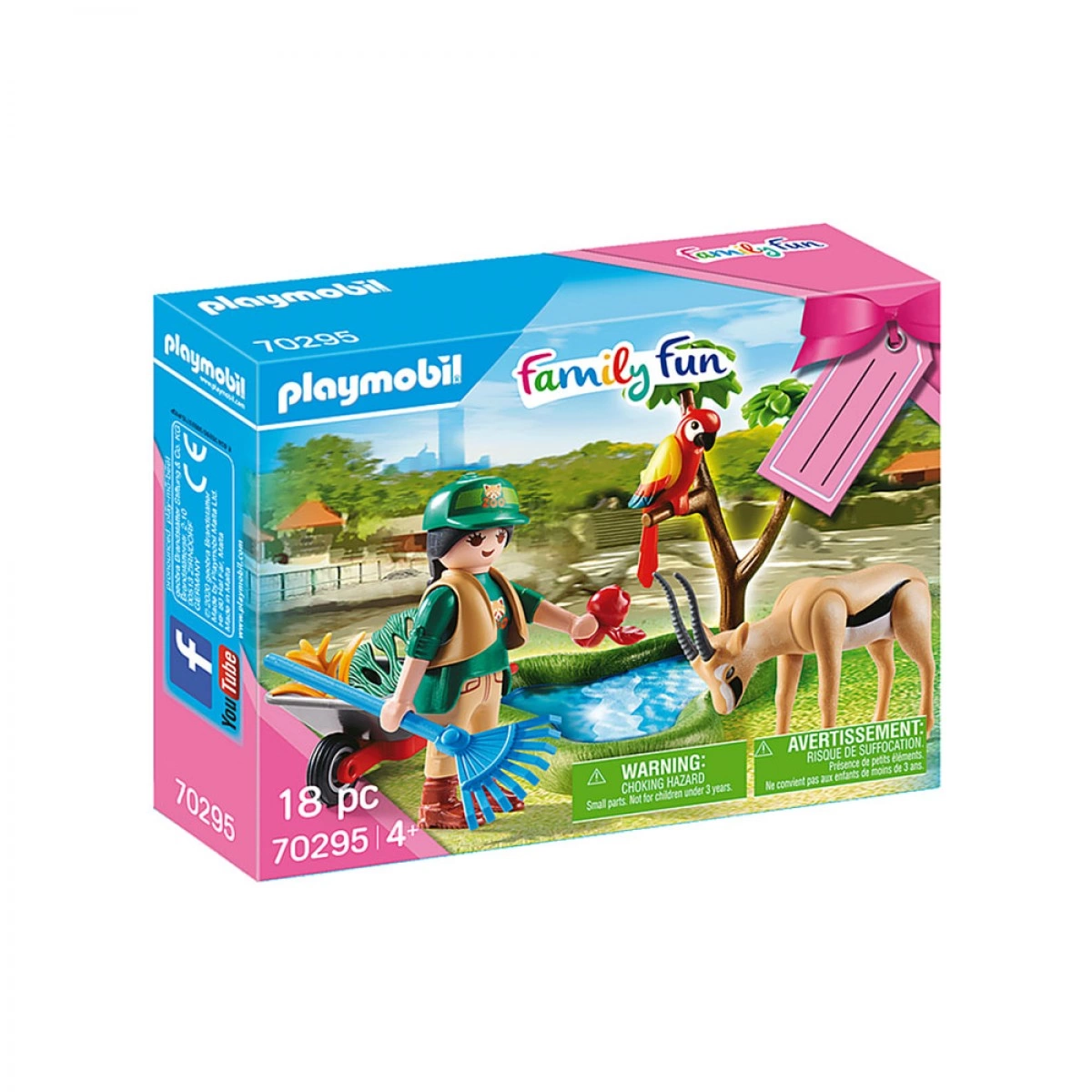 PLAYMOBIL GIFT SET "ZOO ANIMAL CARE OFFICER" 70295