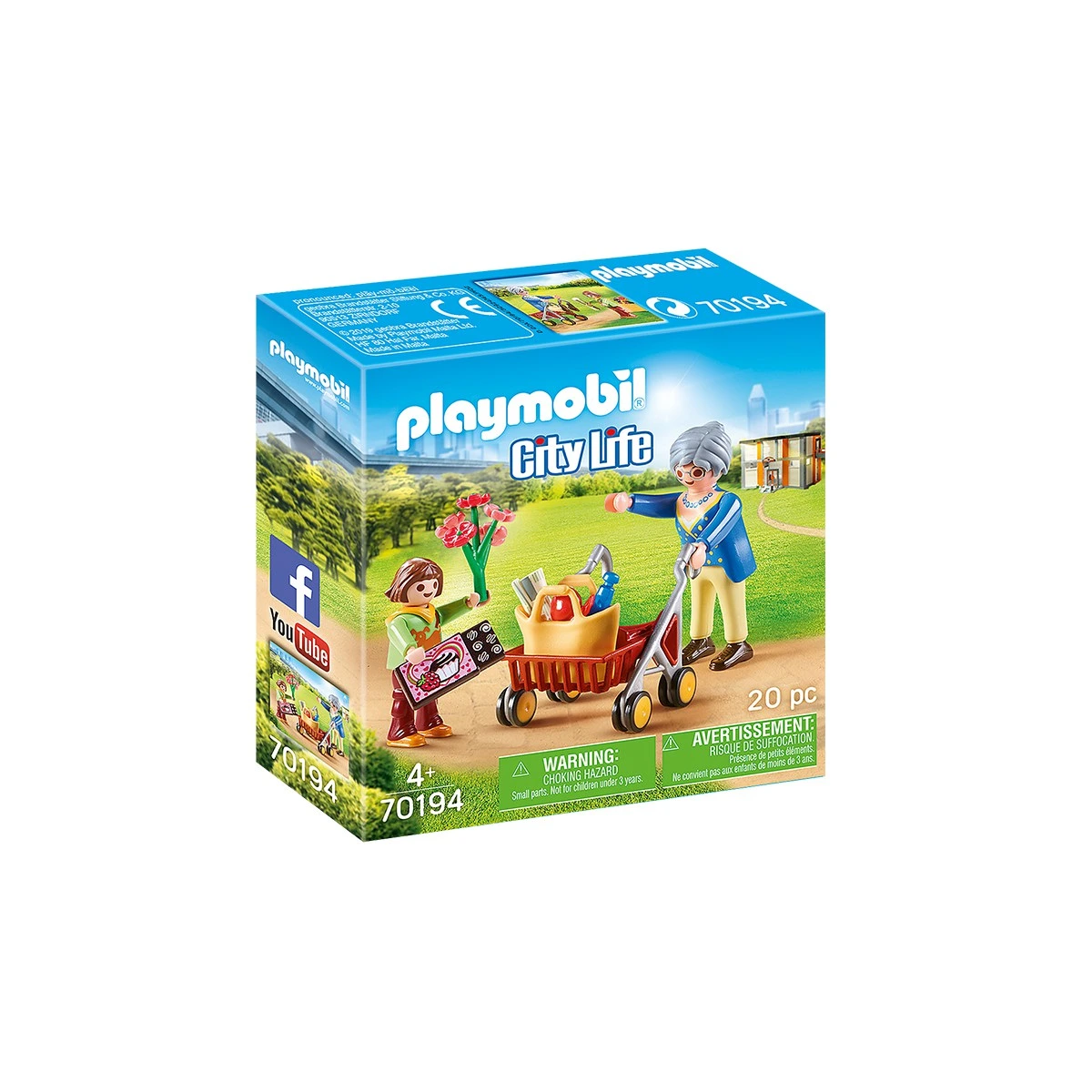 PLAYMOBIL GRANDMOTHER WITH GRANDDAUGHTER 70194