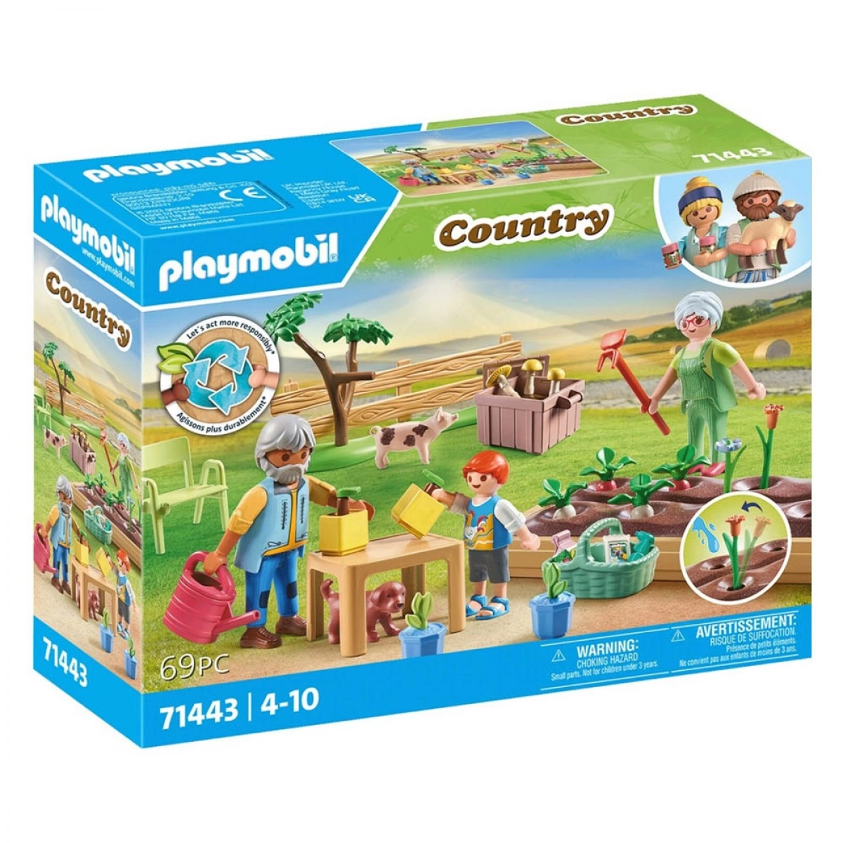 PLAYMOBIL Ο ΛΑΧΑΝΟΚΗΠΟΣ ΤΟΥ ΠΑΠΠΟΥ ΚΑΙ ΤΗΣ ΓΙΑΓΙΑΣ 71443