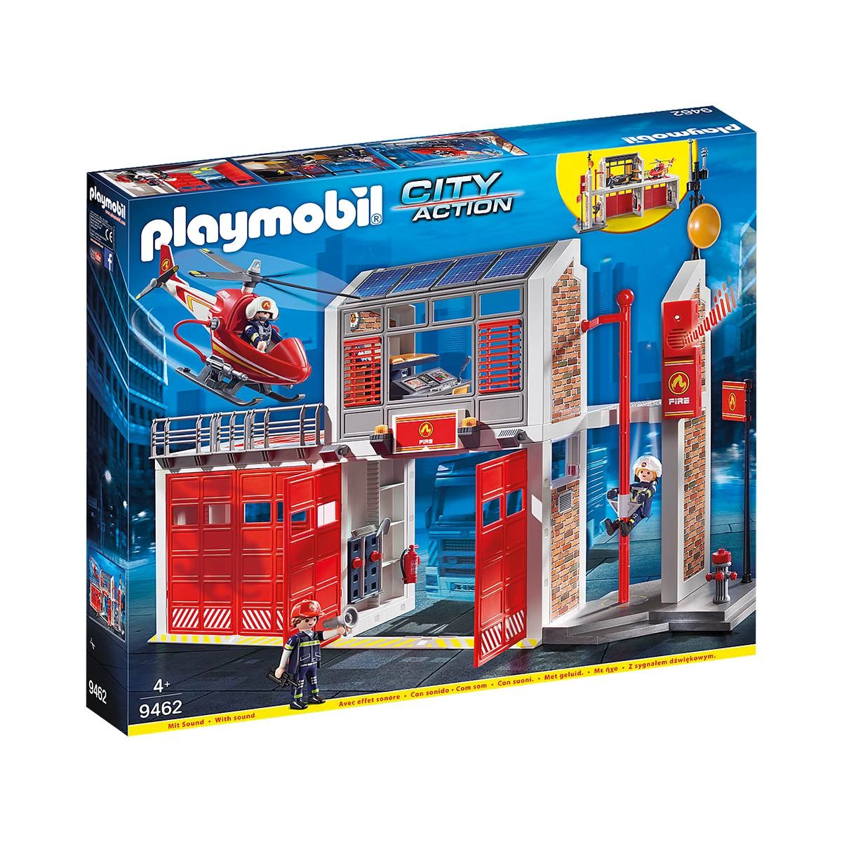 PLAYMOBIL ΜΕΓΑΛΟΣ ΠΥΡΟΣΒΕΣΤΙΚΟΣ ΣΤΑΘΜΟΣ 9462