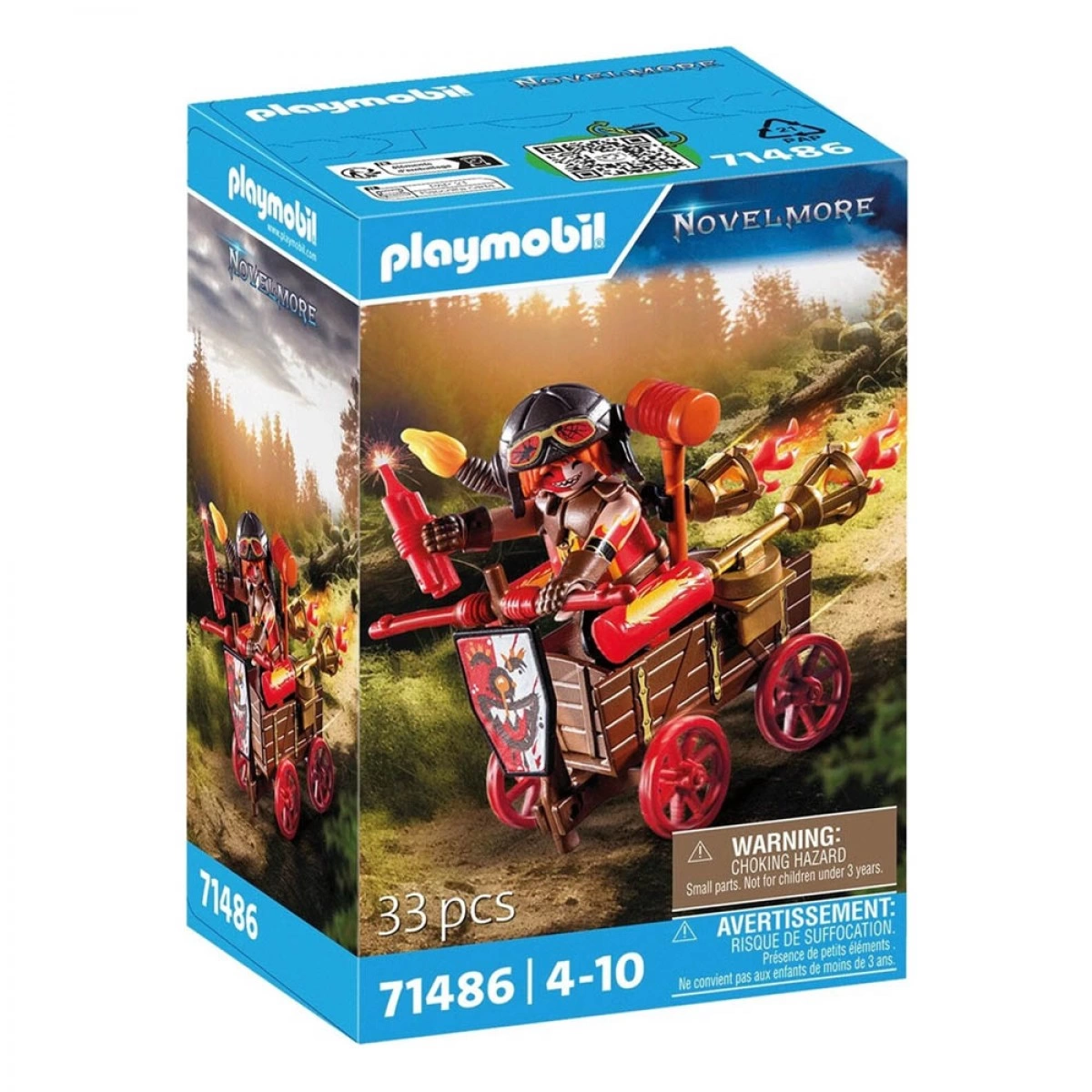 PLAYMOBIL Ο KAHBOOM  ΜΕ ΤΟ ΑΓΩΝΙΣΤΙΚΟ ΤΟΥ ΟΧΗΜΑ 71486