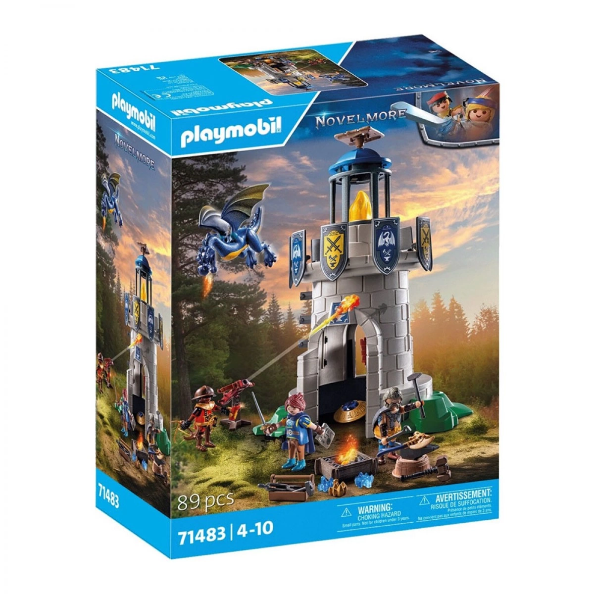 PLAYMOBIL ΠΥΡΓΟΣ ΙΠΠΟΤΩΝ ΜΕ ΔΡΑΚΟ ΚΑΙ ΣΙΔΗΡΟΥΡΓΟ 71483